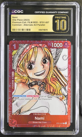 CGC PRISTINE 10 Nami [Premium Coll. FILM RED] - 6164718070