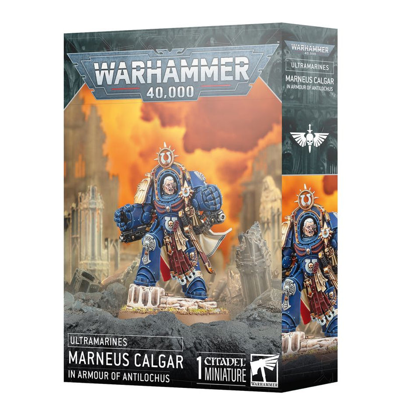 Warhammer 40000: Ultramarines: Marneus Calgar in Armor of Antilochus