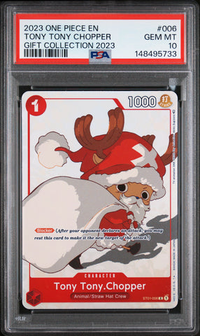 PSA GEM MT 10 Tony Tony.Chopper (Gift Collection 2023) [One Piece Promotion Cards] - 148495733
