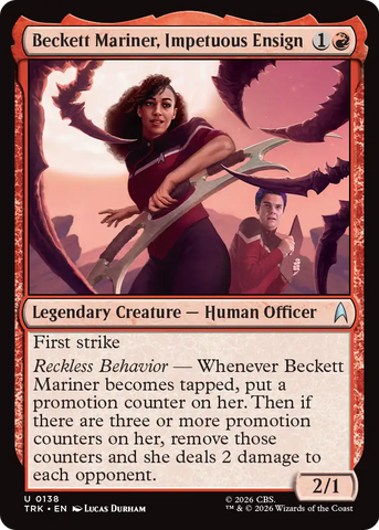 Beckett Mariner, Impetuous Ensign [Star Trek]
