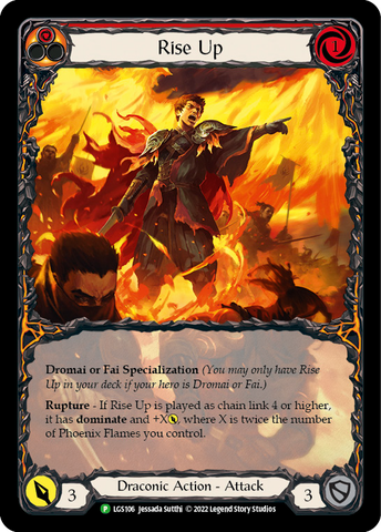 Rise Up [LGS106] (Promo)  Rainbow Foil