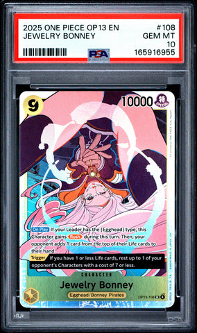 PSA GEM MT 10 Jewelry Bonney [Op13-Carrying On His Will] - 165916955