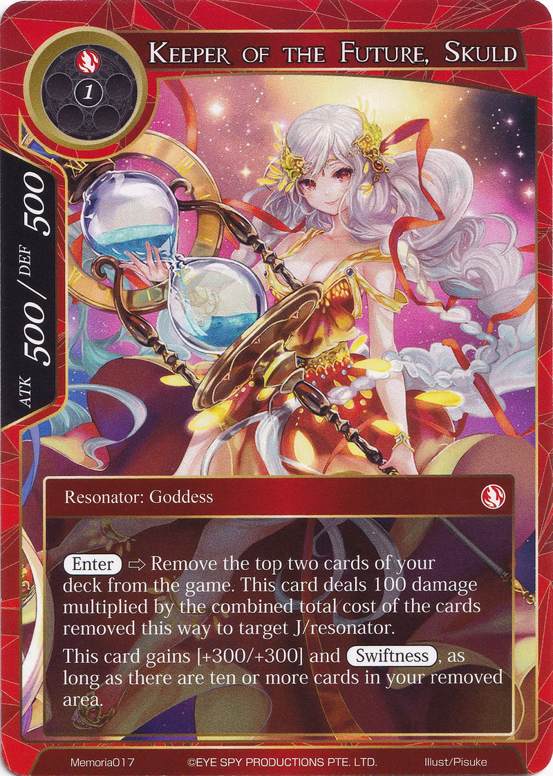 Keeper of the Future, Skuld (Memoria017) [Alice Origin Memoria Cards]