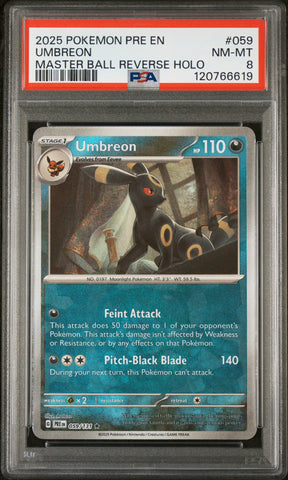 PSA NM-MT 8 Umbreon(059/131) [Pre En-Prismatic Evolutions] - 120766619