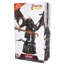 Box showing a large, dark winged demon figure with a fiery whip. The box displays the intimidating creature against a light background with "5E Compatible" branding in the top corner. The packaging identifies this as a detailed fantasy miniature for tabletop gaming, emphasizing the demon's massive wingspan and menacing pose.