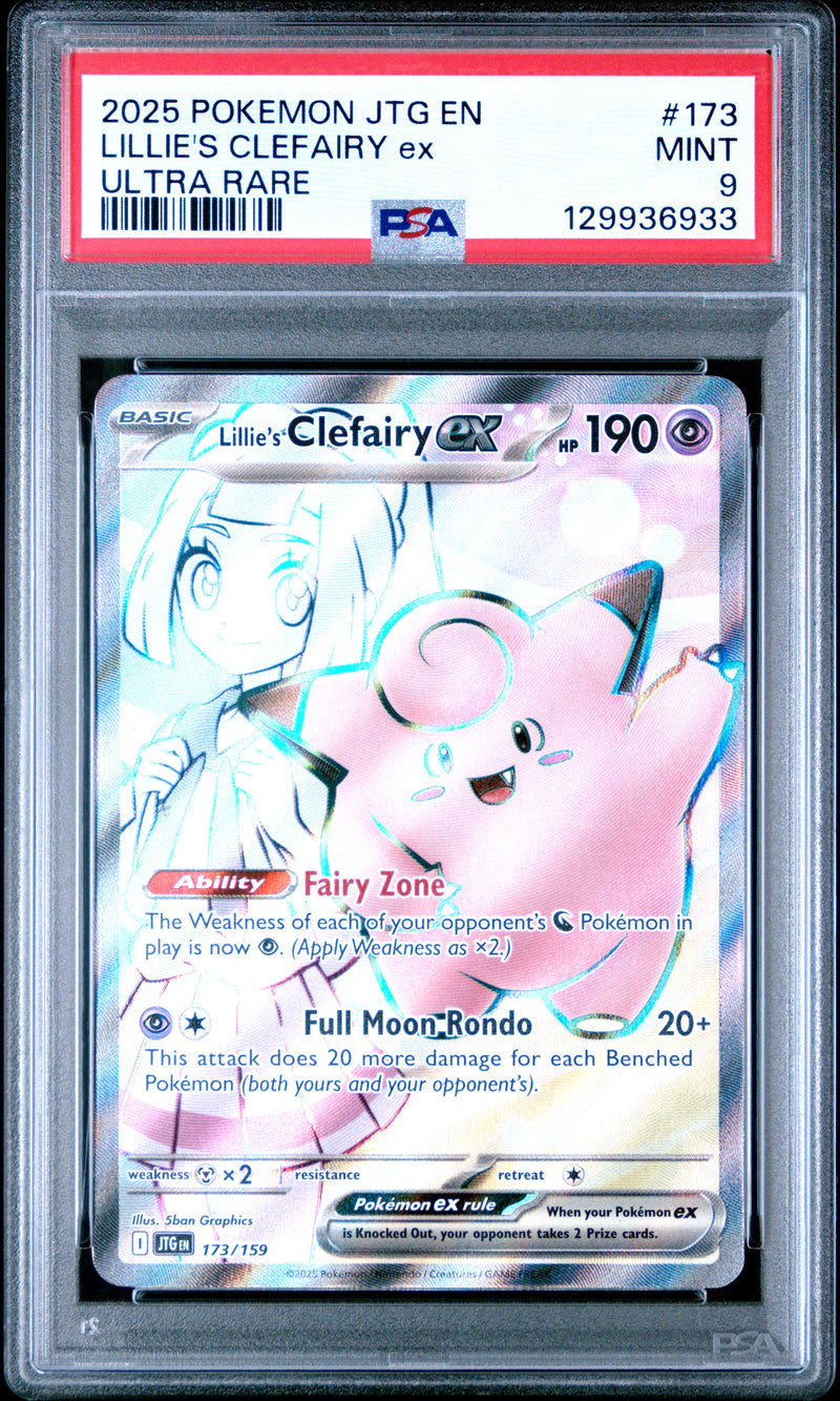 PSA MINT 9 Lillie'S Clefairy Ex(173/159) [Jtg En-Journey Together] - 129936933