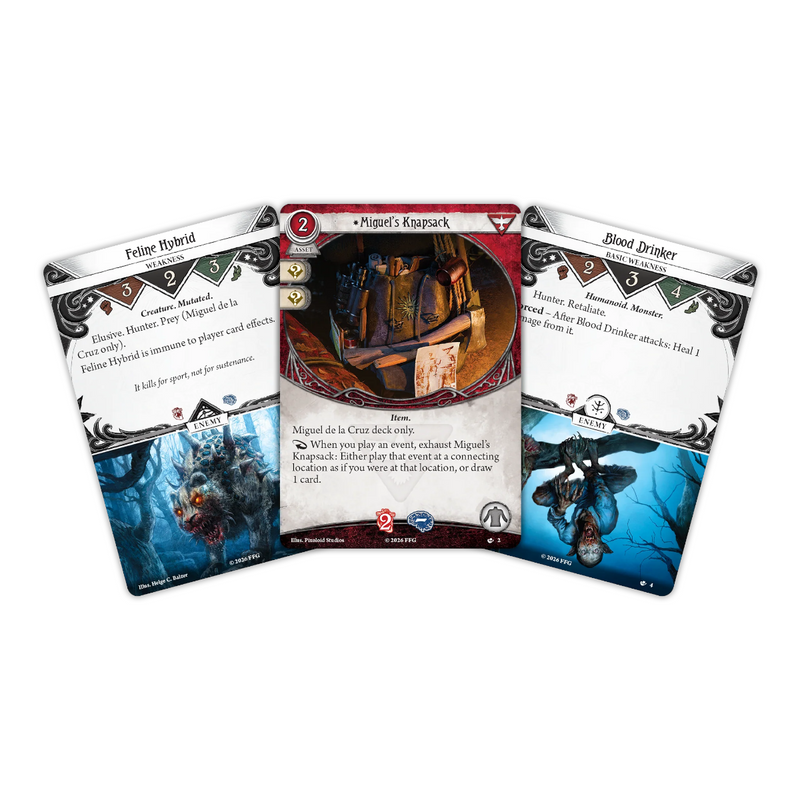 Arkham Horror: The Card Game: Investigator Pack: Miguel de la Cruz