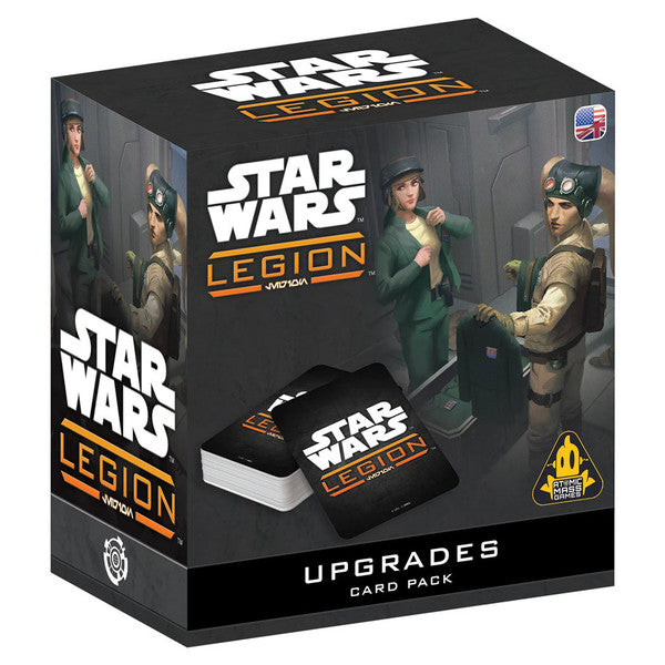 Star Wars Legion upgrades card pack packaging.