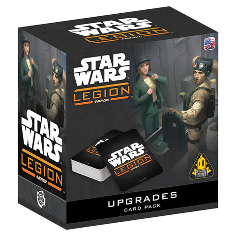 Star Wars Legion upgrades card pack packaging.