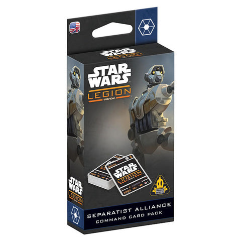 Star Wars Legion Separatist Alliance Command Card Pack packaging on a white background