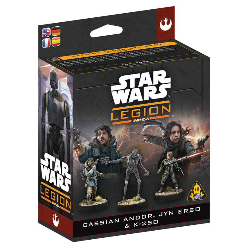 Star Wars: Legion: Cassian Andor, Jyn Erso & K-2SO