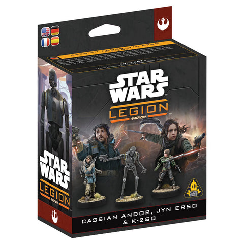 Star Wars: Legion: Cassian Andor, Jyn Erso & K-2SO
