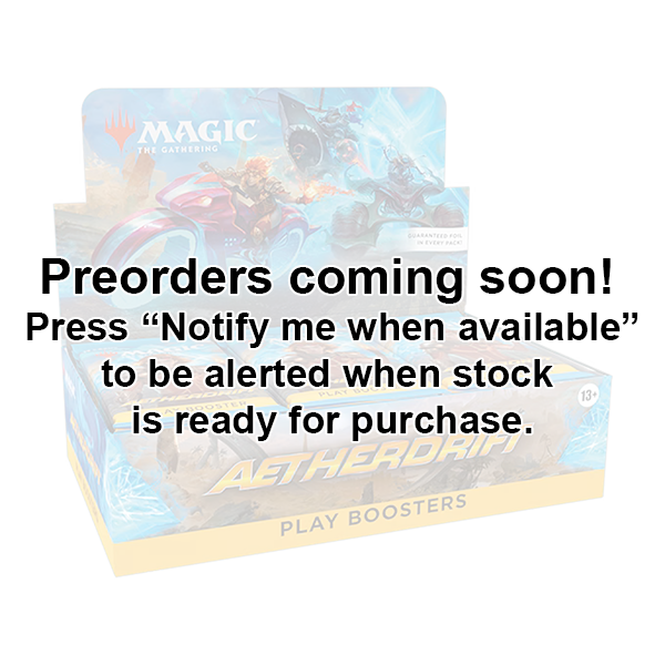 Magic The Gathering: Aetherdrift: Play Booster Display