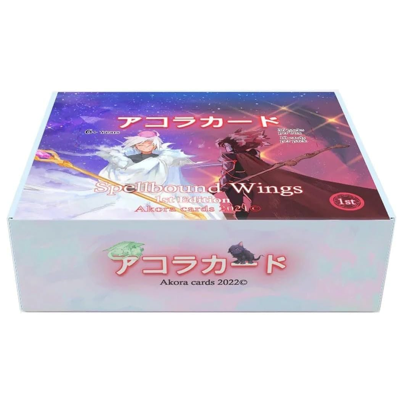 Akora Cards: Spellbound Wings - 1st Ed. w/ Acrylic Shell