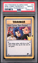 PSA GEM MT 10 Here Comes Tm.Rocket!(15/82) [Celebrations Classic Collection] - 132821326