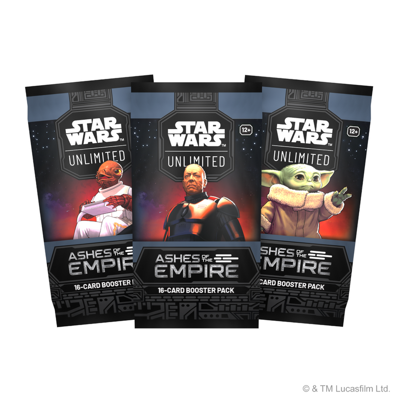 Star Wars Unlimited: Ashes of the Empire: 3 Booster Packs