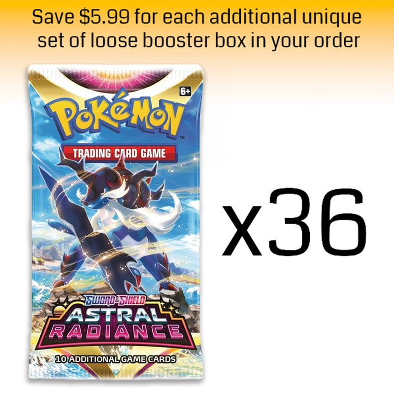 Pokémon TCG: Astral Radiance Loose Booster Box: 36 Loose Packs