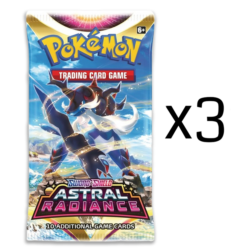 Pokmon TCG: Astral Radiance Booster Pack: 3 Pack Pokmon TCG: Astral Radiance Booster Pack: 3 Pack