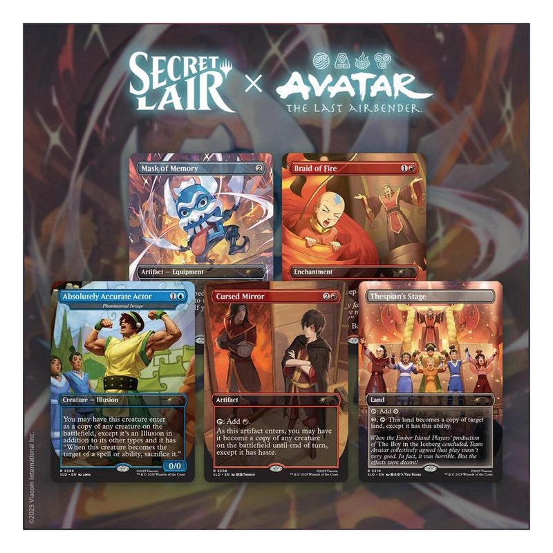 Magic the Gathering: Secret Lair x Avatar The Last Airbender: Ember Island Players