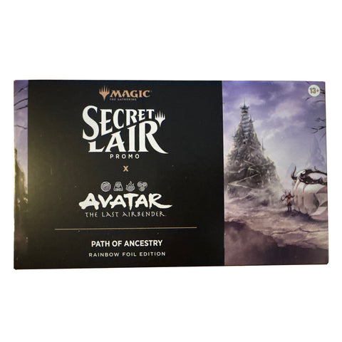 Magic the Gathering: Secret Lair Promo x Avatar The Last Airbender: Path of Ancestry - Rainbow Foil Edition