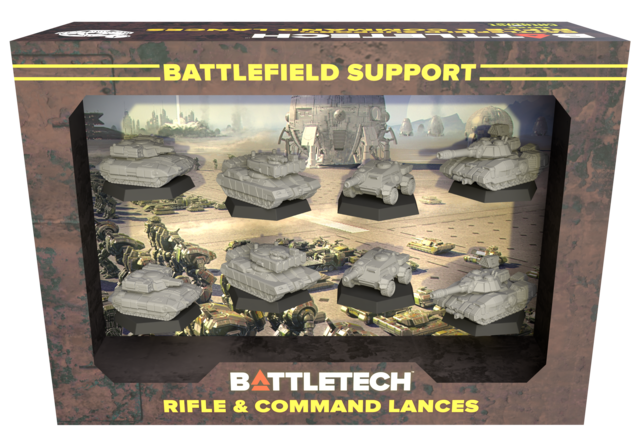 Battletech: Mercenaries Forcepack: Battlefield Support - Rifle & Command Lances