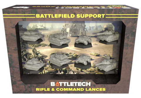 Battletech: Mercenaries Forcepack: Battlefield Support: Rifle & Command Lances