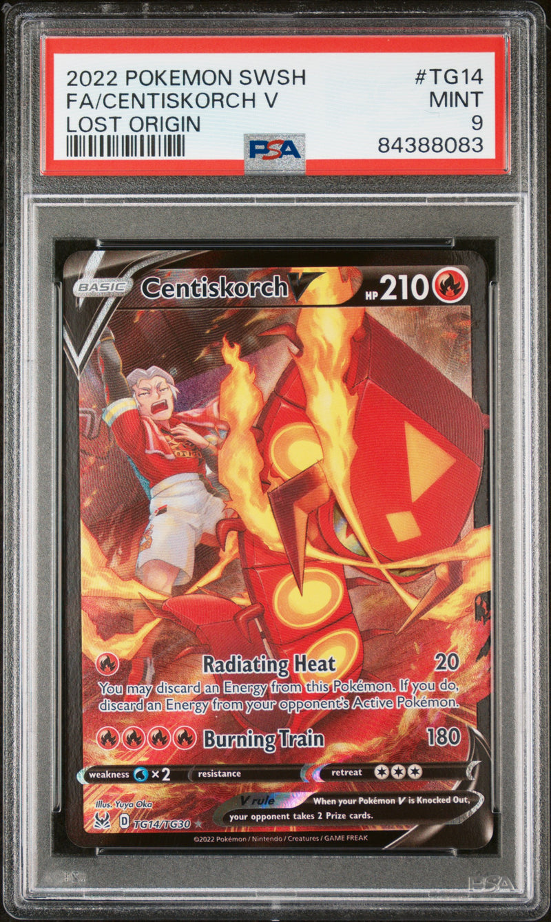 PSA MINT 9 Centiskorch V (TG14/TG30) [Sword & Shield: Lost Origin] - 84388083