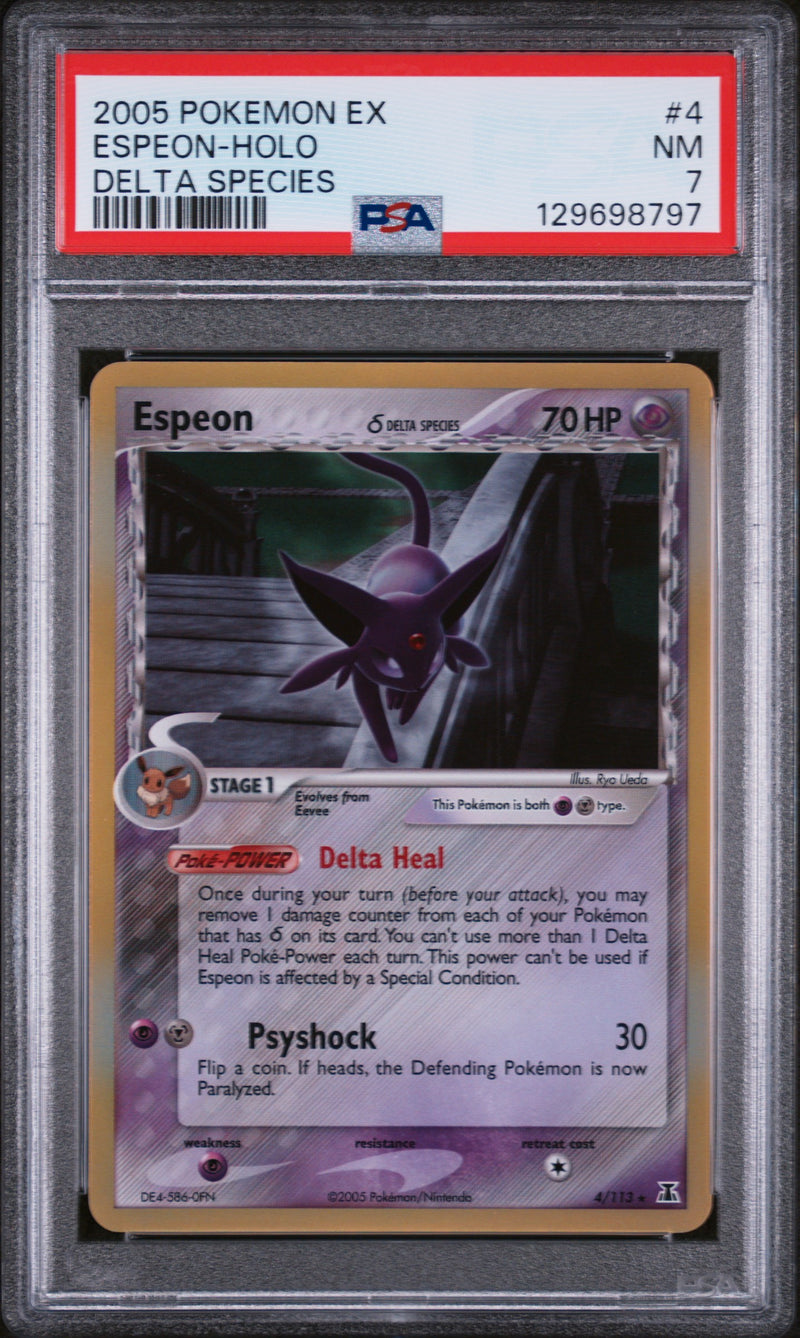 PSA NM 7 Espeon-Holo (4/113) [Ex Delta Species] - 129698797