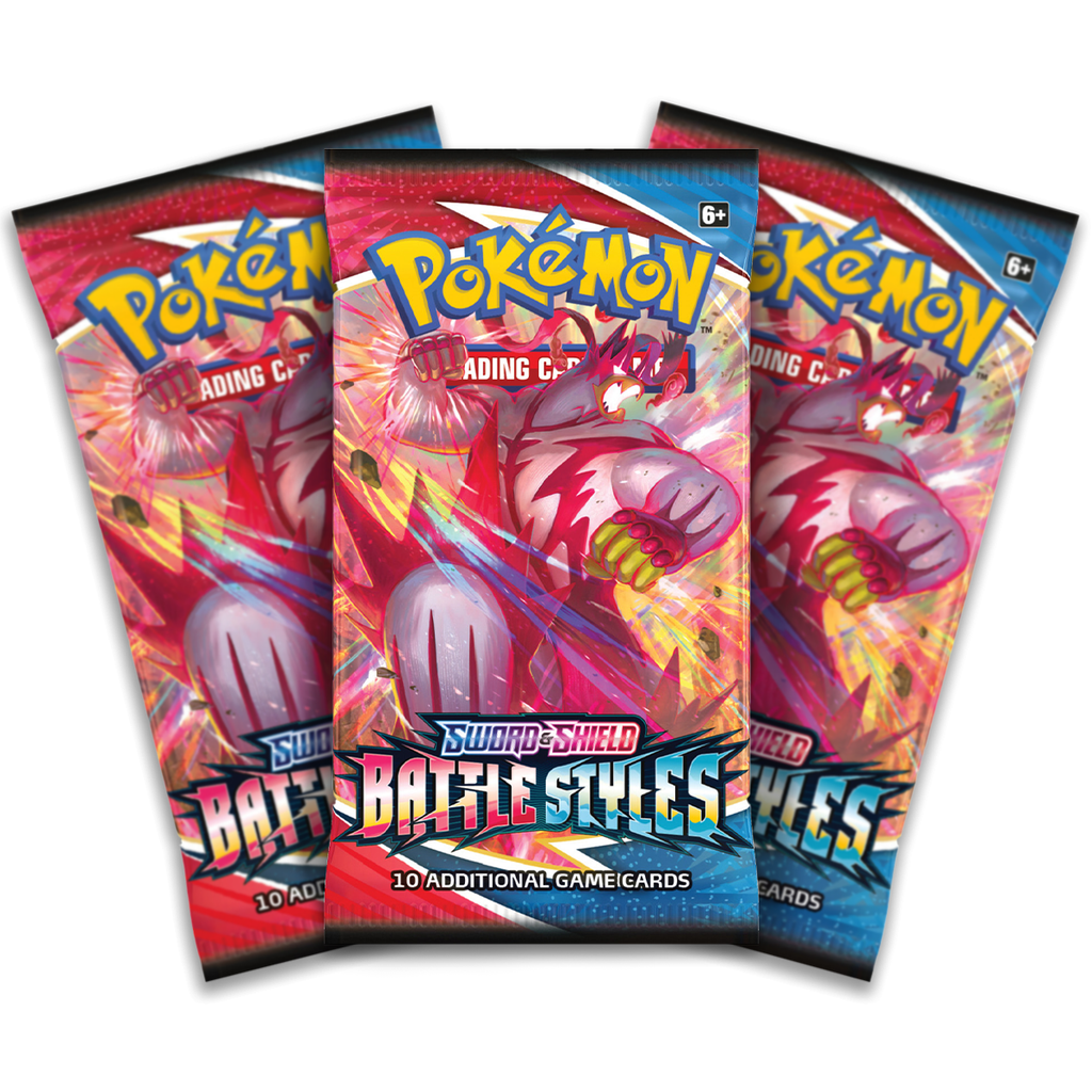 Pokmon TCG: Sword & Shield: Battle Styles Booster Pack: 3 Pack Pokmon TCG: Sword & Shield: Battle Styles Booster Pack: 3 Pack