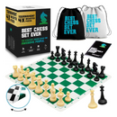 Best Chess Set Ever: Tournament 4x Weighted Pieces