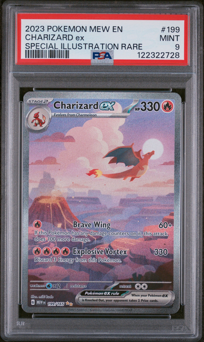 PSA MINT 9 Charizard Ex(199/165) [Mew En-151] - 122322728