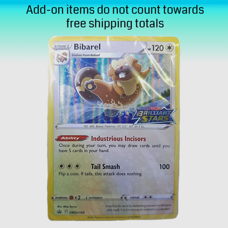 Pokémon TCG: Brilliant Stars Build and Battle: SWSH188 Bibarel Sealed Deck with Promos