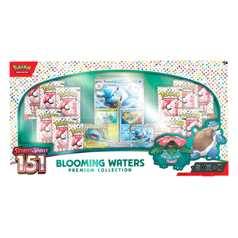 shop deals on pokemon tcg 151 booster box Pokémon TCG: 151: Blooming Waters Premium Collection