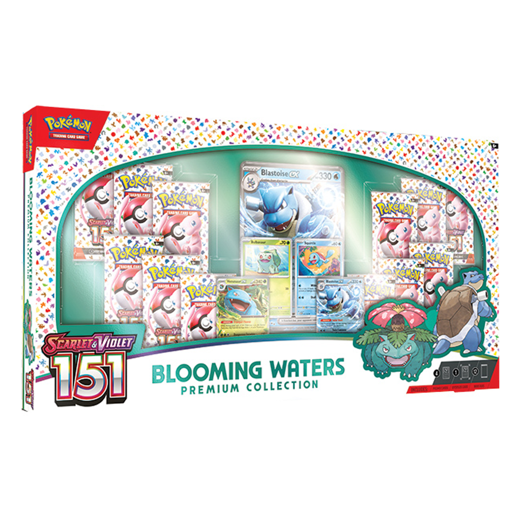 pokemon card game collection file premium 151 Pokémon TCG: 151: Blooming Waters Premium Collection
