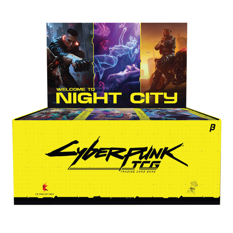 Cyberpunk TCG: Beta Booster Display