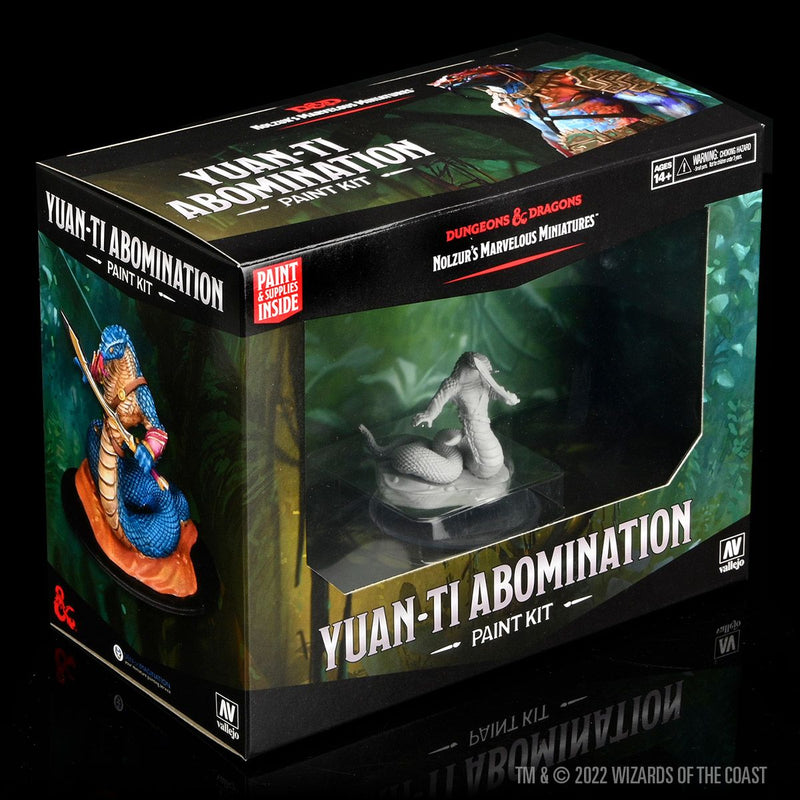 D&D Nolzur's Marvelous Miniatures: Yuan-Ti Abomination Paint Kit