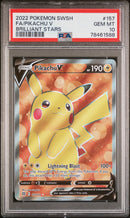 PSA GEM MT 10 Pikachu V(157/172) [Sword & Shield Brilliant Stars] - 78461588