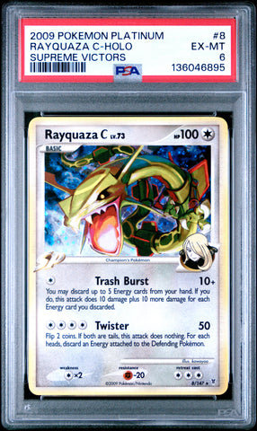 PSA EX-MT 6 Rayquaza C-Holo(8/147) [Platinum Supreme Victors] - 136046895
