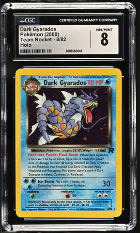 CGC 8 Dark Gyarados(8/82) [Team Rocket] - 6006566049