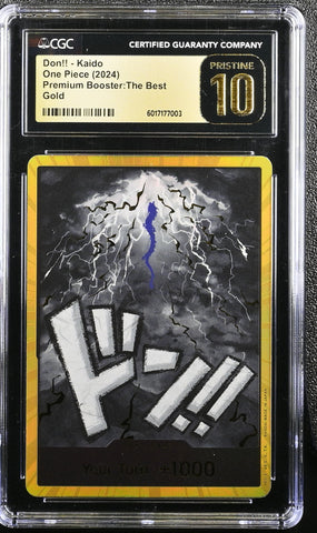 CGC PRISTINE 10 Don!! - Kaido [Premium Booster: The Best] - 6017177003