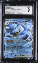 CGC 9 Blastoise ex (009/165) [Scarlet & Violet 151] - 6018494009