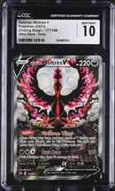 CGC GEM MINT 10 Galarian Moltres V (177/198) [Sword & Shield: Chilling Reign] - 6019907012