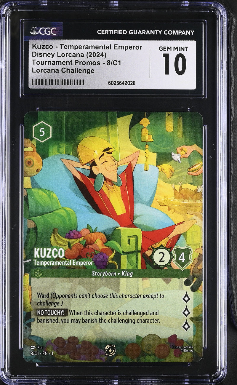 CGC 10 Kuzco - Temperamental Emperor (8/C1) [Tournament Promos] - 6025642028