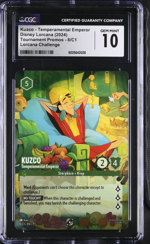 CGC 10 Kuzco - Temperamental Emperor (8/C1) [Tournament Promos] - 6025642028