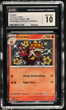 CGC GEM MINT 10 Crocalor(080) [Black Star Promos] - 6038483133