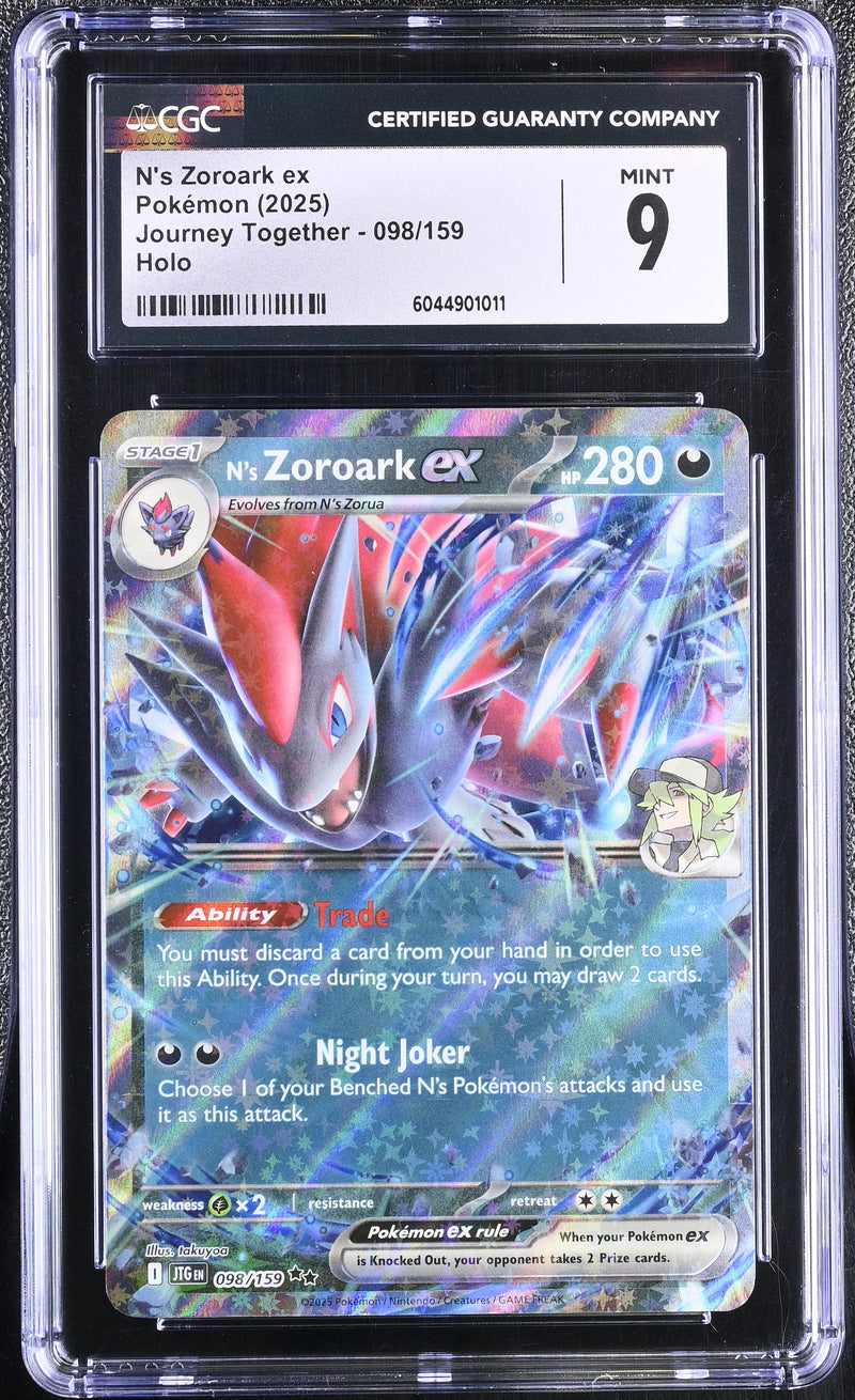 CGC 9 N's Zoroark ex (098/159) [Scarlet & Violet: Journey Together] - 6044901011