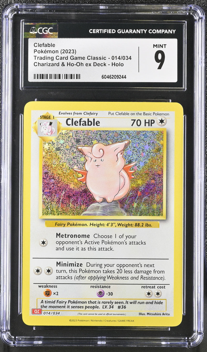 CGC 9 Clefable [Trading Card Game Classic] - 6046209244