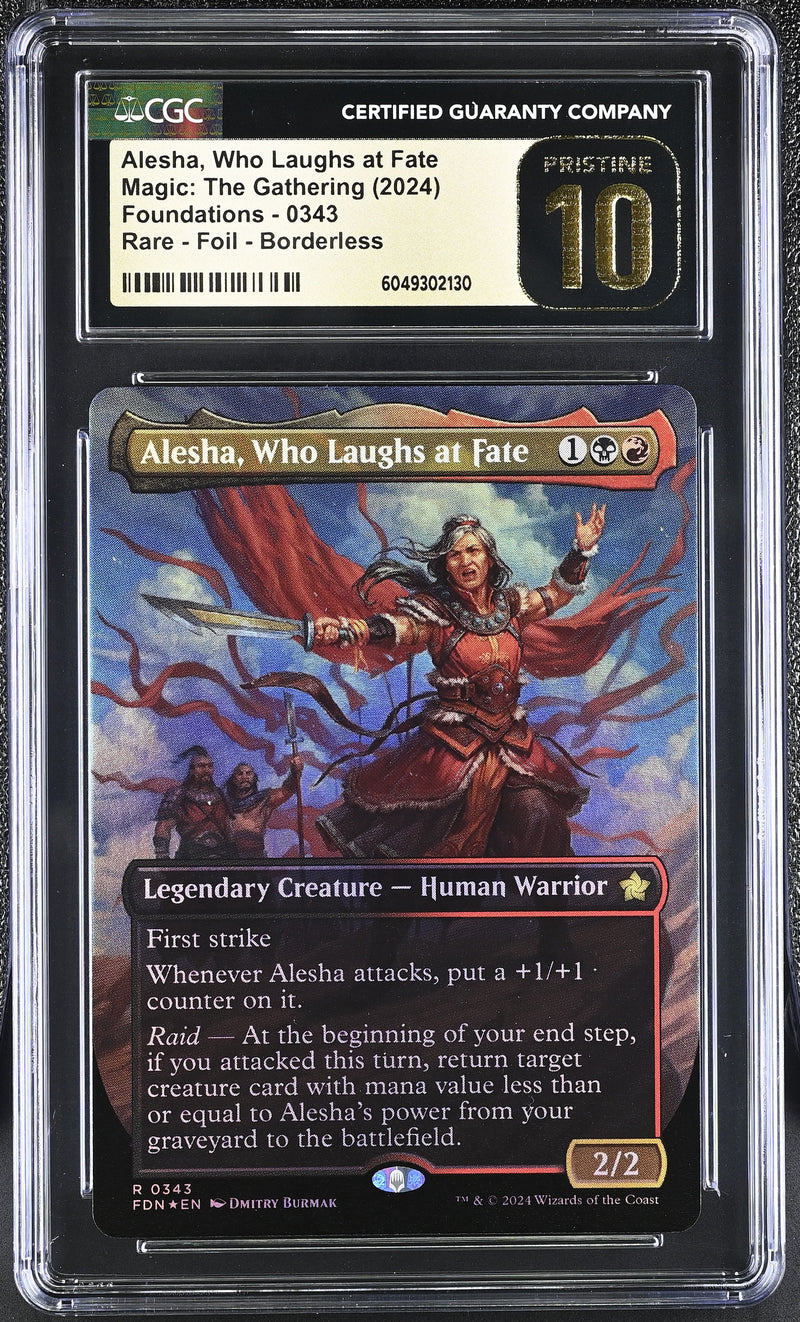 CGC PRISTINE 10 Alesha, Who Laughs at Fate[Foundations] - 6049302130
