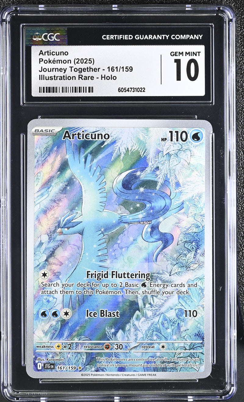CGC GEM MINT 10 Articuno (161/159) [Scarlet & Violet: Journey Together] - 6054731022