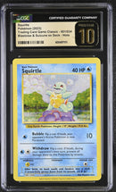 CGC PRISTINE 10 Squirtle(001/034) [Trading Card Game Classic] - 6054971111